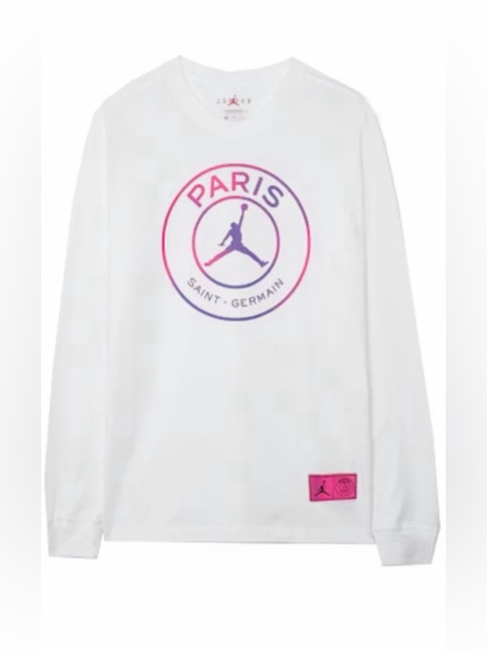 Jordan Paris Saint-Germain PSG White Long Sleeve Shirt